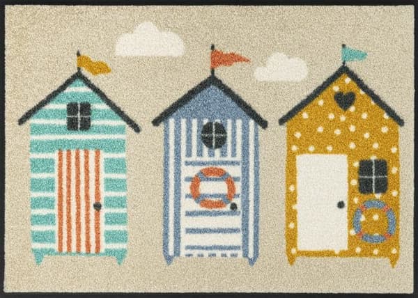 Paillasson Strandhytt 75 x 50 cm tvättbar golvmatta wash+dry Design