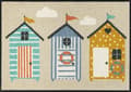 Miniatyrbild 3 av 3: Paillasson Strandhytt 75 x 50 cm tvättbar golvmatta wash+dry Design