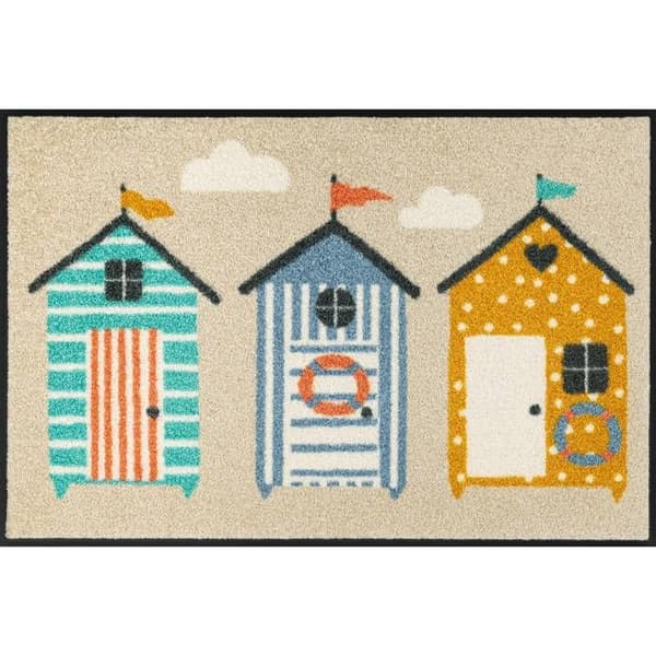 Paillasson Strandhytt 75 x 50 cm tvättbar golvmatta wash+dry Design