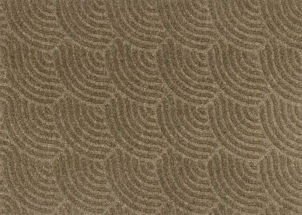 Paillasson Waves taupe 90 x 60 cm tvättbar golvmatta wash+dry DUNE