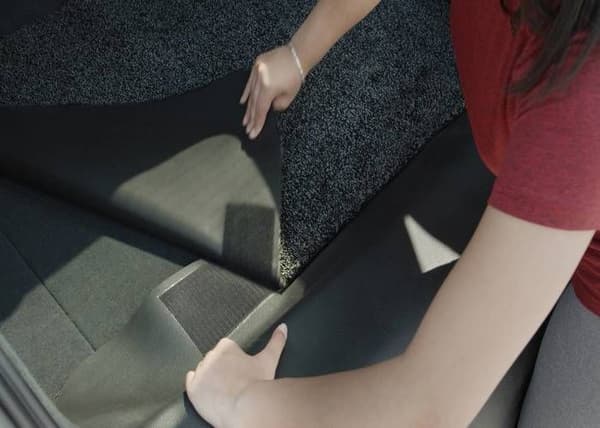 Bagagerumsmatta med skydd för lasttröskel, tvättbart stötdämpare, olika storlekar, wash+dry Kleen-Car