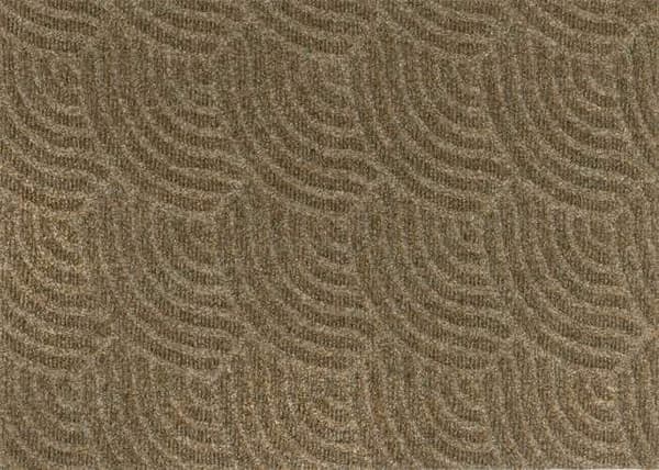 Paillasson Waves taupe 75 x 45 cm tvättbar golvmatta wash+dry DUNE