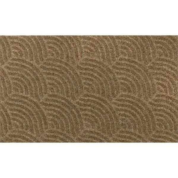 Paillasson Waves taupe 75 x 45 cm tvättbar golvmatta wash+dry DUNE