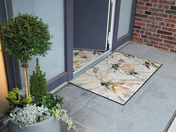 Paillasson La Fleur Tapis av rengöring tvättbar olika storlekar wash+dry Design