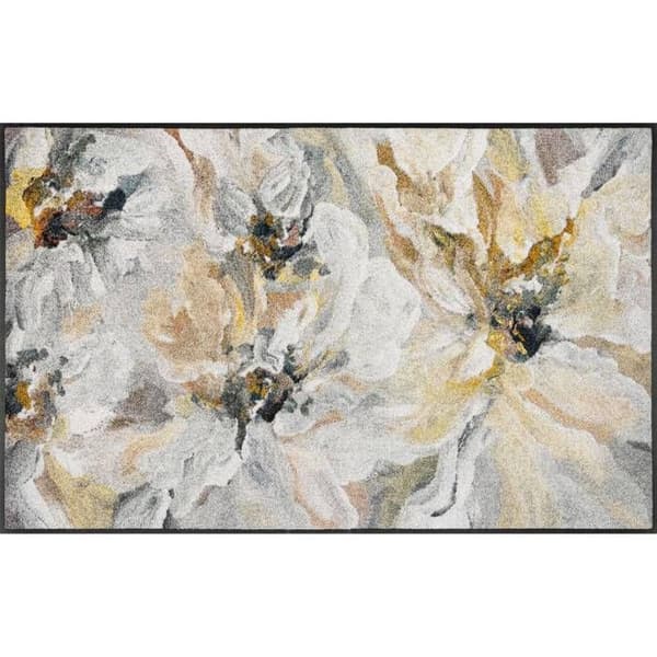Paillasson La Fleur Tapis av rengöring tvättbar olika storlekar wash+dry Design