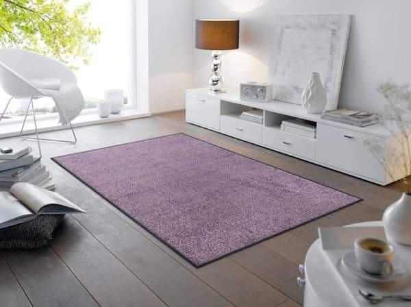 Dörrmatta Lavender Mist Tvättbar golvmatta 180 x 120 cm tvätt+torr Trend-Färg