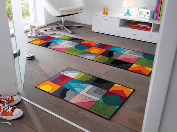 Paillasson Momix Tvättbar smutsmatta i olika storlekar wash+dry Design Mått 75 x 50 cm