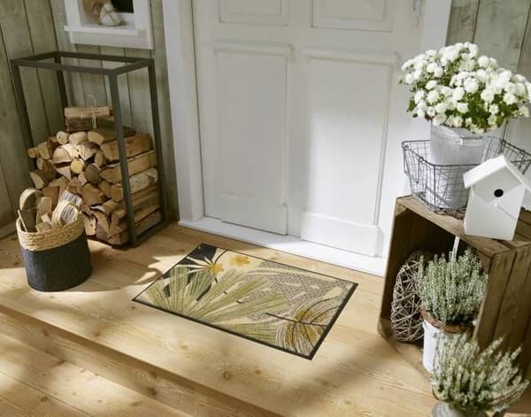 Paillasson Garden Soul tvättbar smutsavvisande matta i olika storlekar tvätt + torkdesign