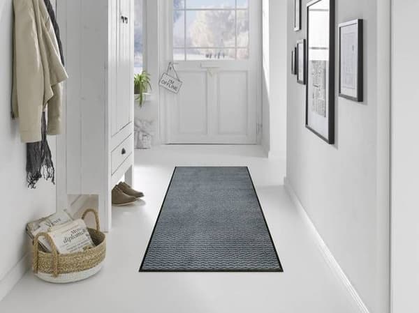 Paillasson Duo Denim Tvättbar matta i olika storlekar wash+dry eco REVIVE Mått 180 x 60 cm