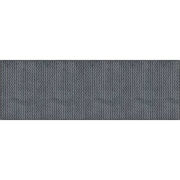 Paillasson Duo Denim Tvättbar matta i olika storlekar wash+dry eco REVIVE Mått 180 x 60 cm