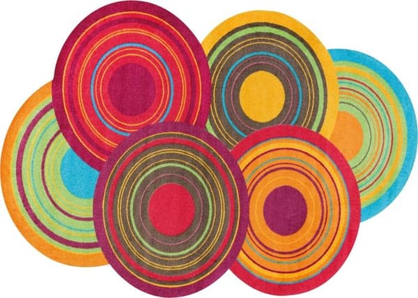 Paillasson Cosmic Colours Tvättbart smutsmatta i olika färger. storlekar wash+dry Dekor Speciell Form Dimensioner 175 x 110 cm