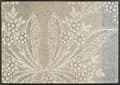 Miniatyrbild 3 av 3: Paillasson Floral Lace Tvättbar smutsmatta olika storlekar wash+dry Design Dimensioner 75 x 50 cm