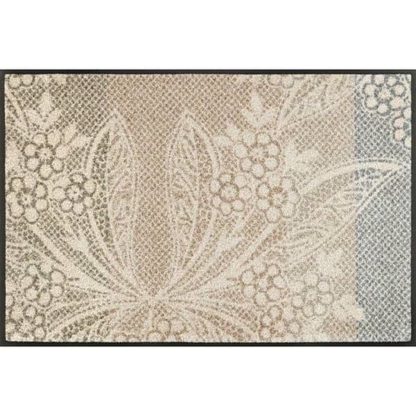 Paillasson Floral Lace Tvättbar smutsmatta olika storlekar wash+dry Design Dimensioner 75 x 50 cm