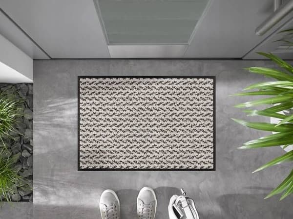 Paillasson Duo Latte tvättbart smutsavvisande matta i olika storlekar wash+dry eco REVIVE