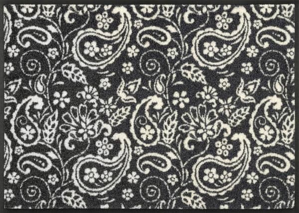 Folk Paisley Dörrmatta Tvättbar Golvmatta 75 x 50 cm tvätt+torr DESIGN