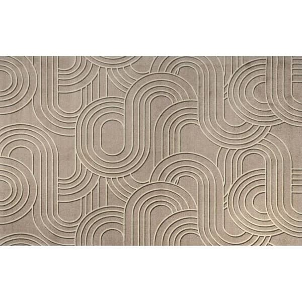 Dörrmatta Sand Twist Tvättbar golvmatta 175 x 110 cm tvätt+torr DECOR