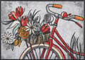 Miniatyrbild 3 av 3: Paillasson Flower Cruiser Tvättbar matta i olika storlekar wash+dry Design