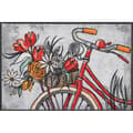 Miniatyrbild 1 av 3: Paillasson Flower Cruiser Tvättbar matta i olika storlekar wash+dry Design