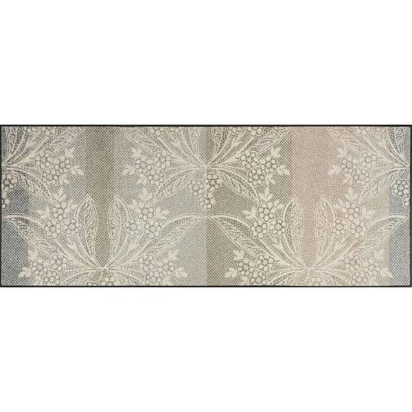 Paillasson med blomstersträck eko-mattor i olika storlekar tvätt + tork design