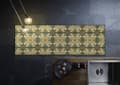 Miniatyrbild 3 av 4: Piastrelle dörrmatta Tvättbar golvmatta 180 x 60 cm tvätt+torr DESIGN