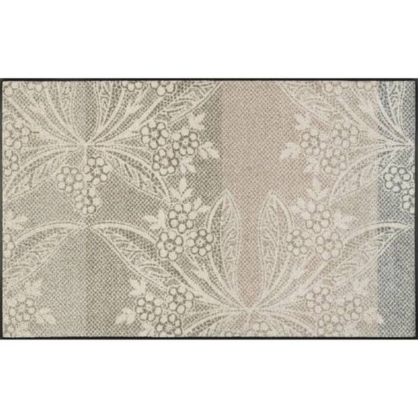 Paillasson med blommönster, tvättbar i olika storlekar, wash+dry Design Dimensioner 120 x 75 cm