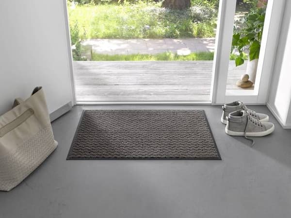 Dörrmatta Duo Mocha Tvättbar golvmatta 75 x 50 cm tvätt+torr eko REVIVE