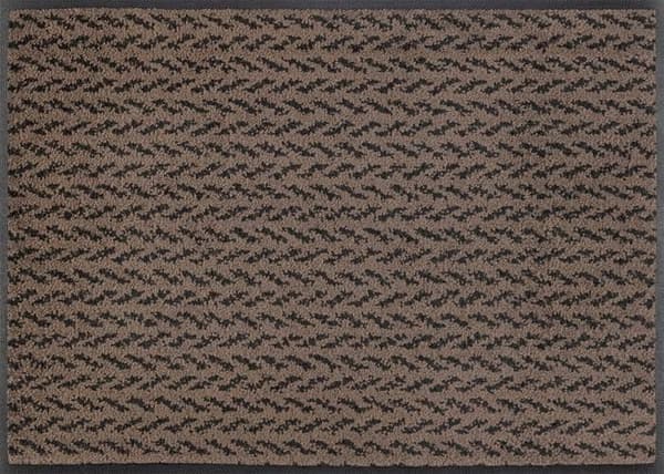 Dörrmatta Duo Mocha Tvättbar golvmatta 75 x 50 cm tvätt+torr eko REVIVE