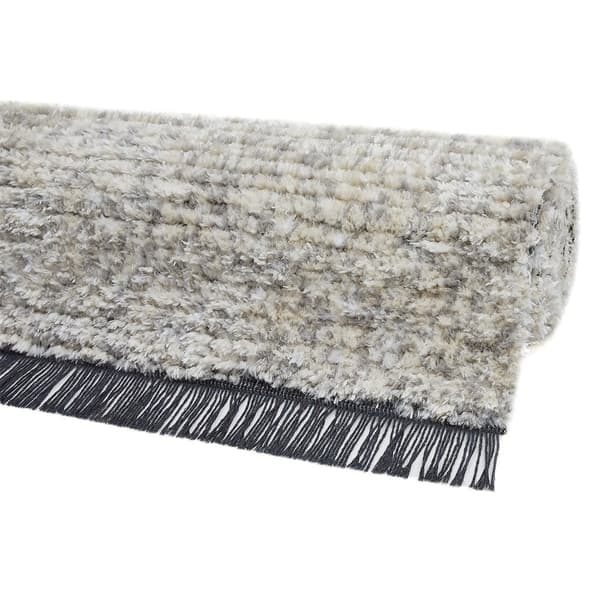 Rootz moderni geometrinen matto - Pehmeän alueen matto - Koristeellinen hapsutettu matto - Ylellinen pehmeys - 120cm x 180cm
