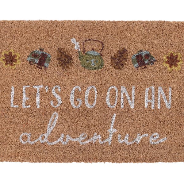 Something Different Let´s Go On An Adventure Door Mat