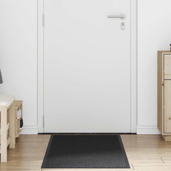 vidaXL Dørmatte Svart 60x180 cm