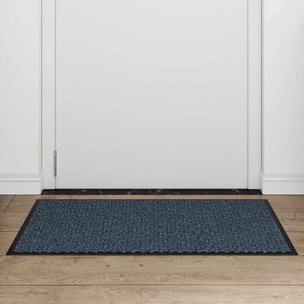 vidaXL Dørmåtte Blå 60x90 cm