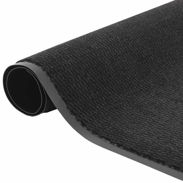 vidaXL Dørmåtte Sort 115x400 cm