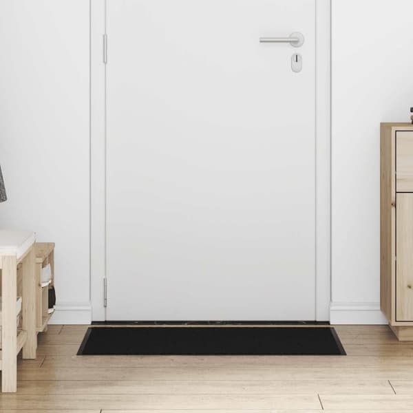 vidaXL Dörrmatta svart 60x90 cm