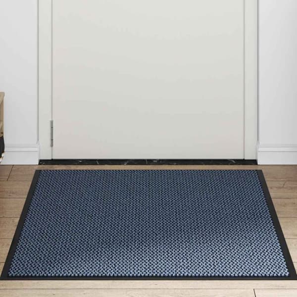 vidaXL Dørmåtte Blå 90x120 cm