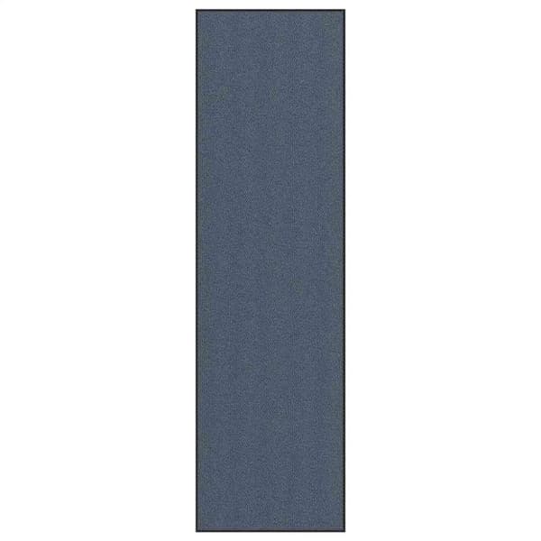 vidaXL Dørmatte Blå 115x400 cm