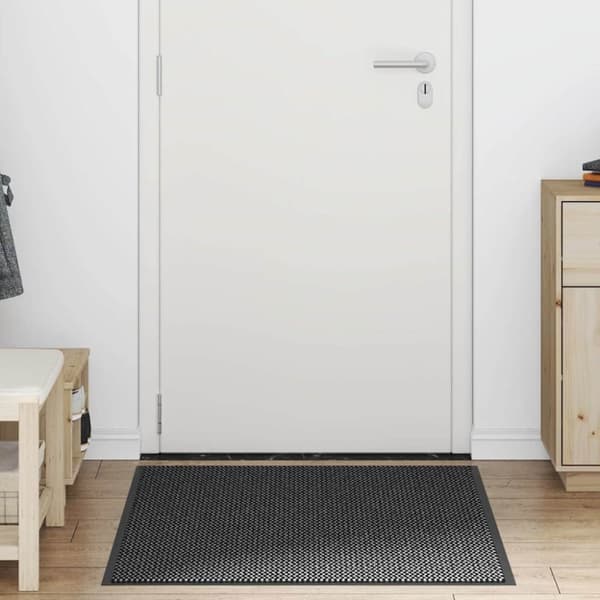 vidaXL dørmåtte 80x120 cm antracitgrå
