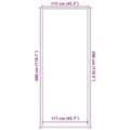 Pikkukuva 7 / 7: vidaXL Ovimatto antrasiitti 115x300 cm