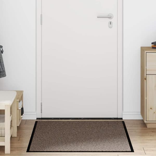 vidaXL Dørmatte brun 80x120 cm
