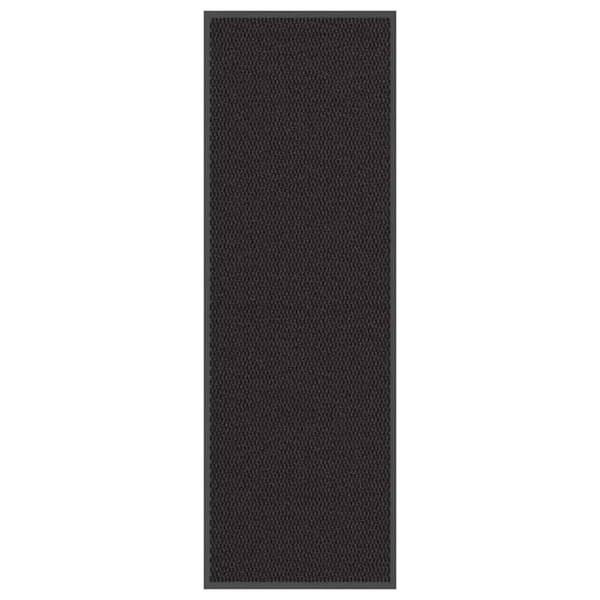 vidaXL Dørmåtte Sort 60x180 cm