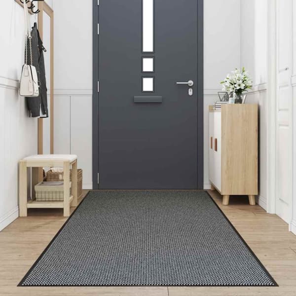 vidaXL Dørmatte Antrasitt 115x300 cm