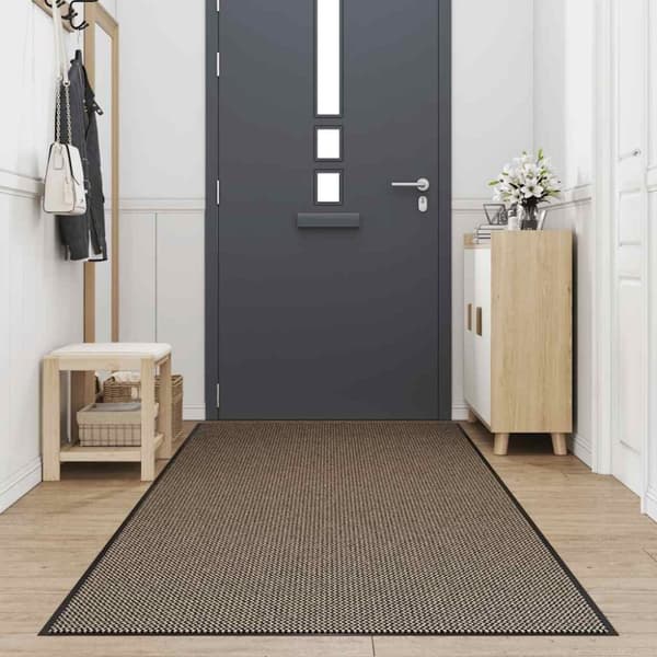 vidaXL Dørmatte Brun 115x300 cm