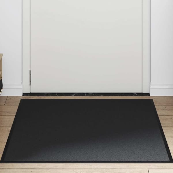 vidaXL Dørmatte Sort 90x120 cm