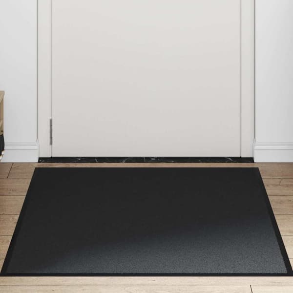 vidaXL Dørmatte svart 80x120 cm