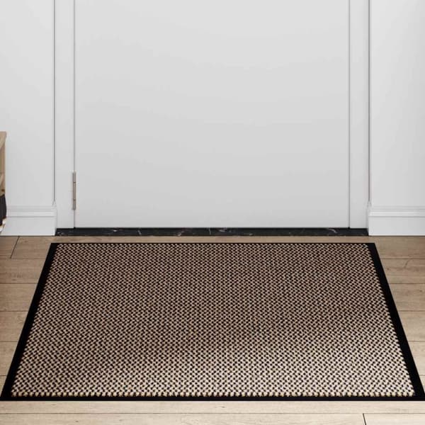 vidaXL Dörrmatta brun 90x150 cm