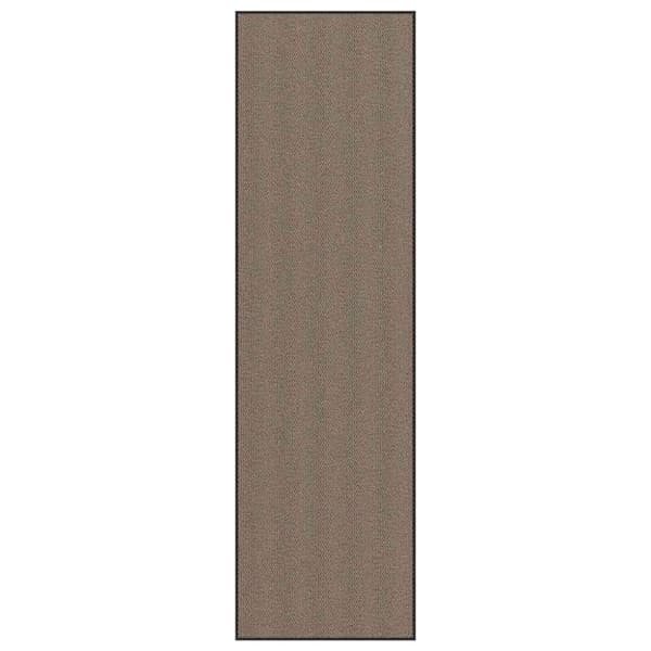 vidaXL Dørmatte Brun 115x400 cm