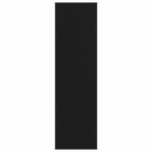 vidaXL Dørmåtte Sort 115x400 cm