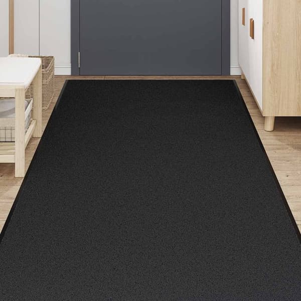 vidaXL Dørmatte Svart 115x500 cm