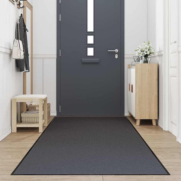 vidaXL Ovimatto antrasiitti 115x500 cm