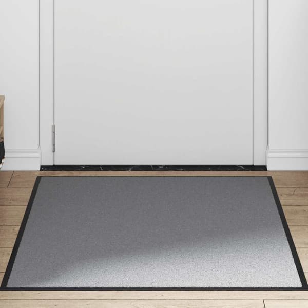 vidaXL Dørmåtte Grå 90x120 cm