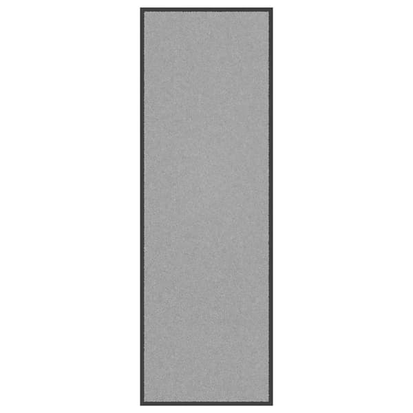 vidaXL Dørmatte Grå 60x180 cm